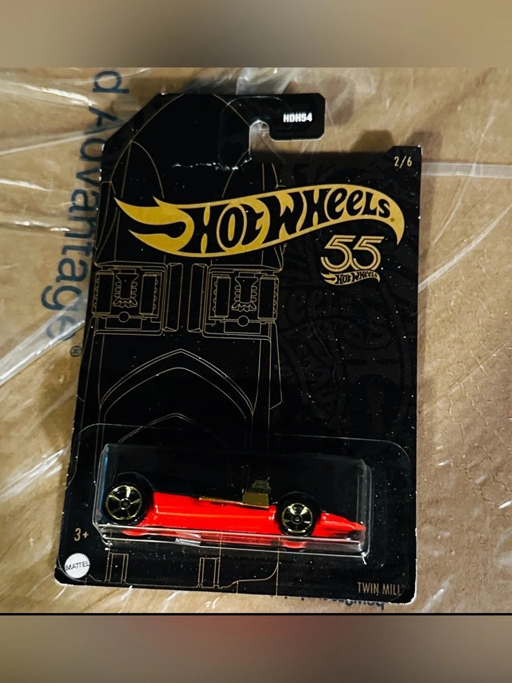 Hot Wheels 55 Anniversary Twin Mill Red Die-Cast Car*Collectible*